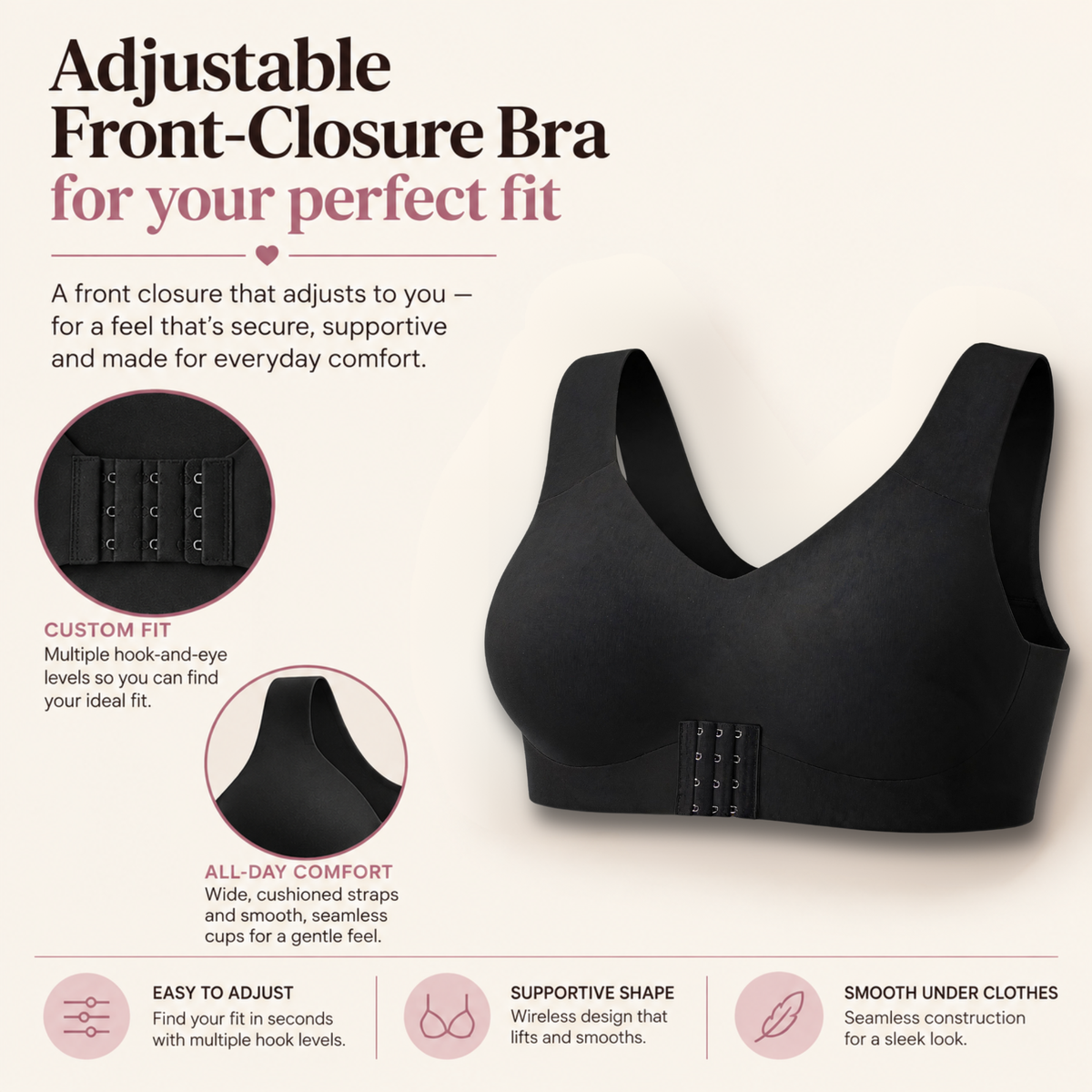 Back Support Bra