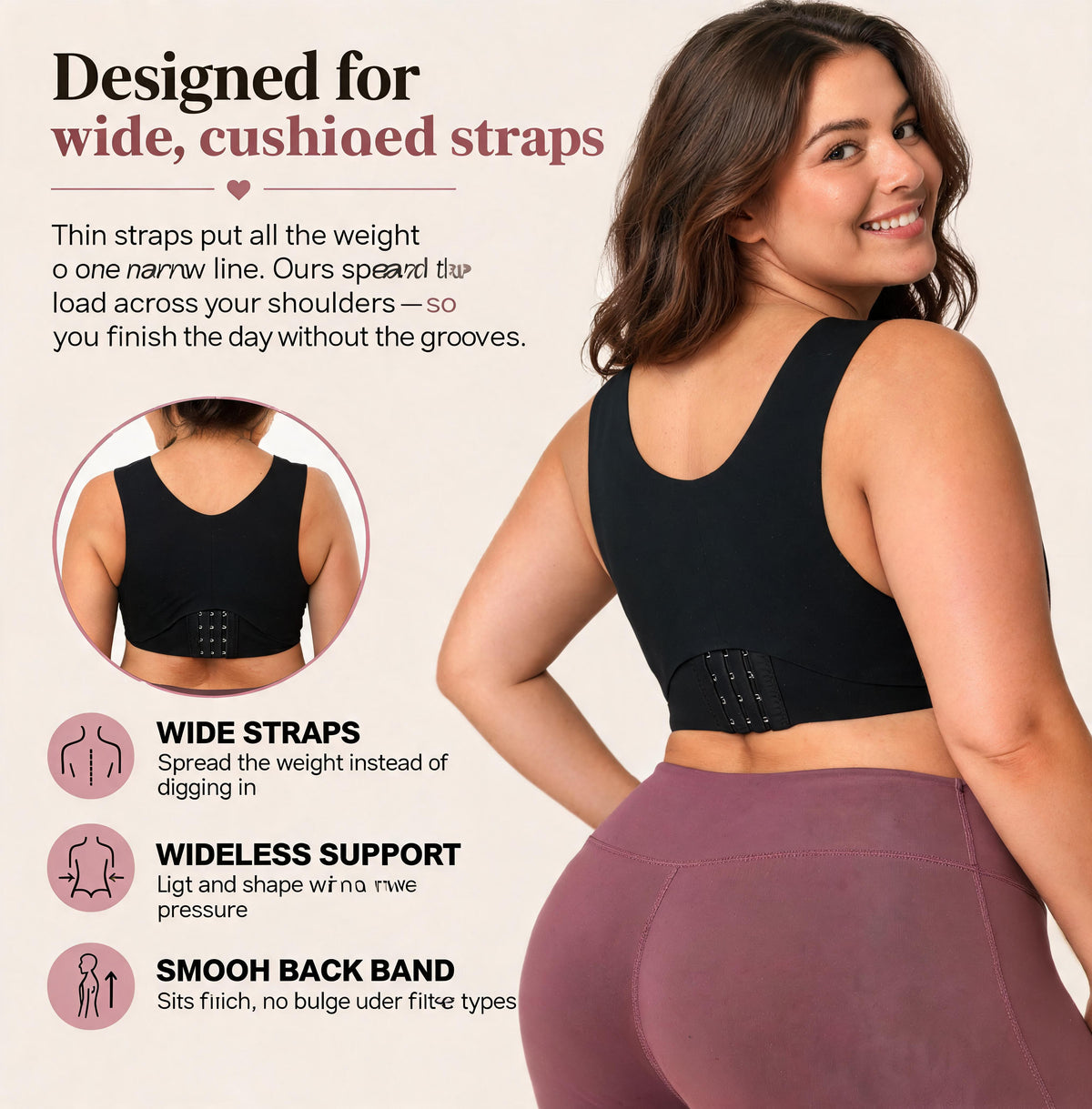 Back Support Bra